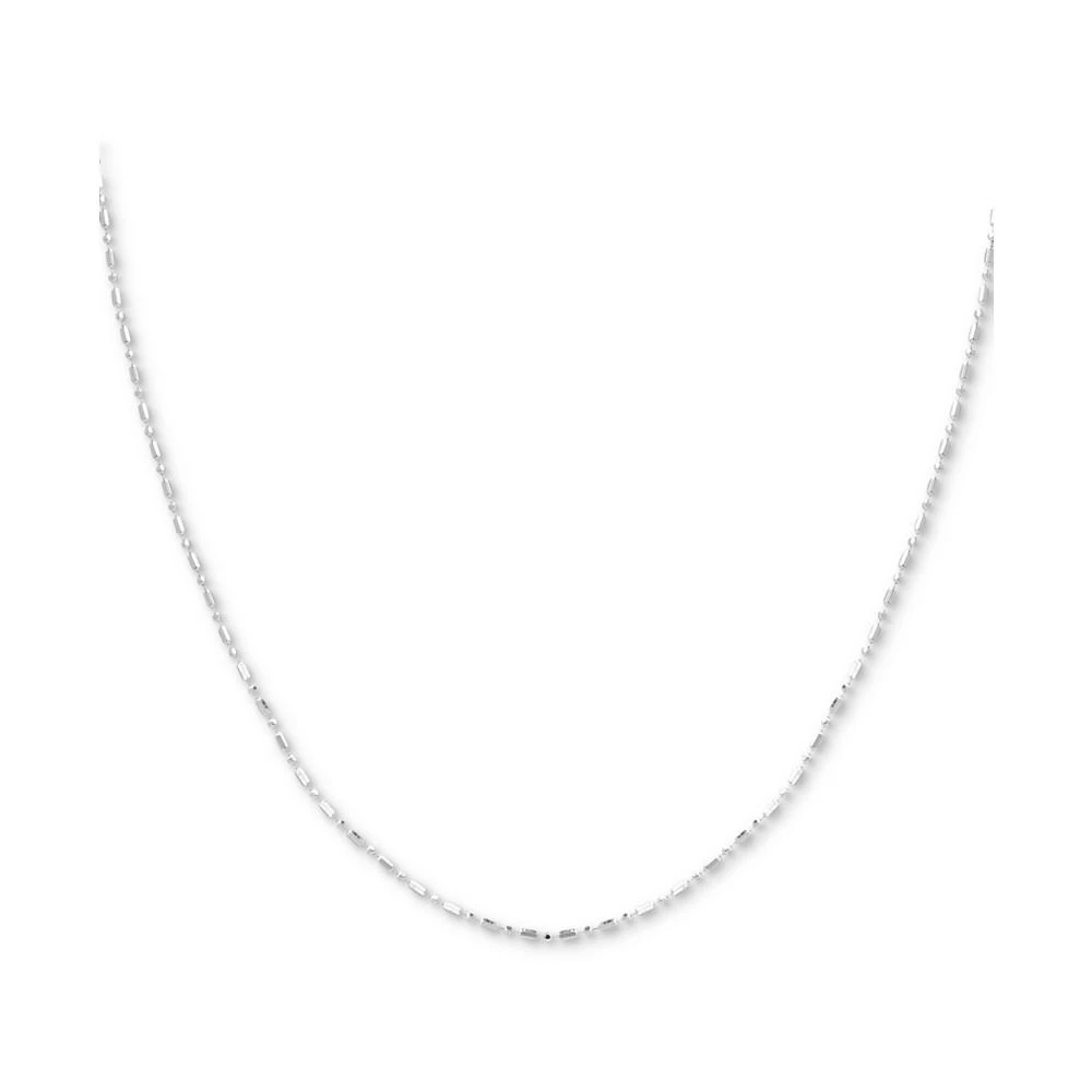 商品Giani Bernini|Sterling Silver Necklace, 24" Dot Dash Link,价格¥112,第1张图片