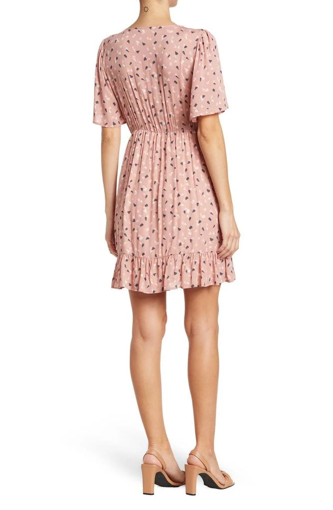 商品Lush|Flutter Sleeve Midi Flounce Dress,价格¥144,第2张图片详细描述