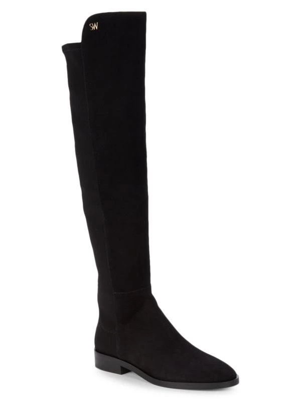 商品Stuart Weitzman|Keelan 麂皮过膝靴,价格¥1978,第2张图片详细描述