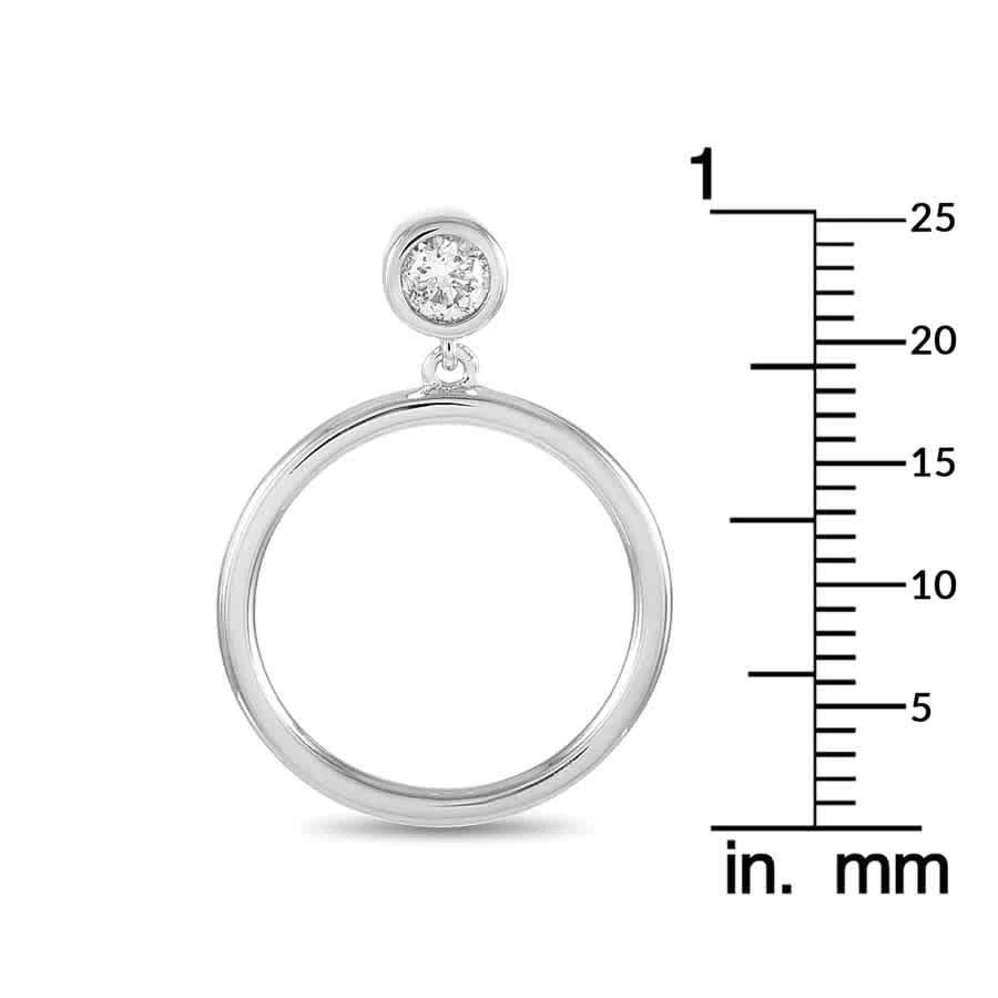 商品LB Exclusive|14K White Gold 0.40 ct Diamond Earrings,价格¥5569,第3张图片详细描述