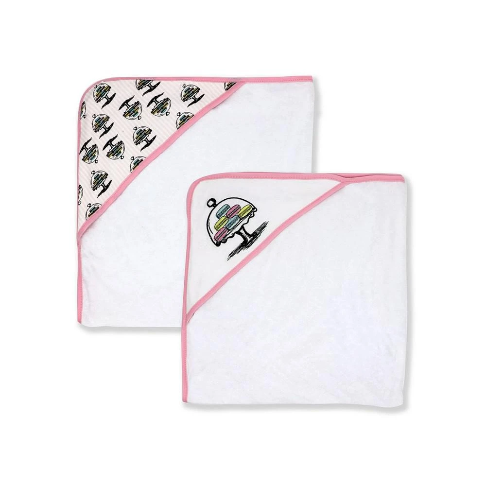 商品Tendertyme|Baby Girls Hooded Towel Set, Pack of 2,价格¥172,第3张图片详细描述