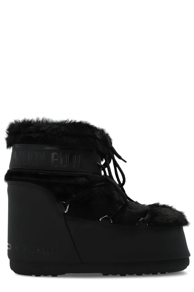 商品Moon Boot|Moon Boot Icon Low Faux-Fur Lace-Up Boots,价格¥1384,第1张图片