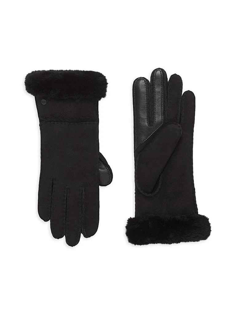 商品UGG|Suede & Sheepskin Seamed Tech Gloves,价格¥1277,第1张图片