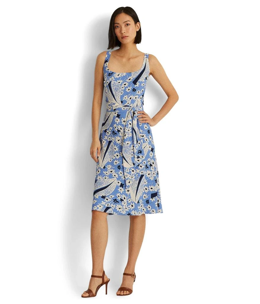 商品Ralph Lauren|Floral Crepe Sleeveless Dress,价格¥769,第1张图片