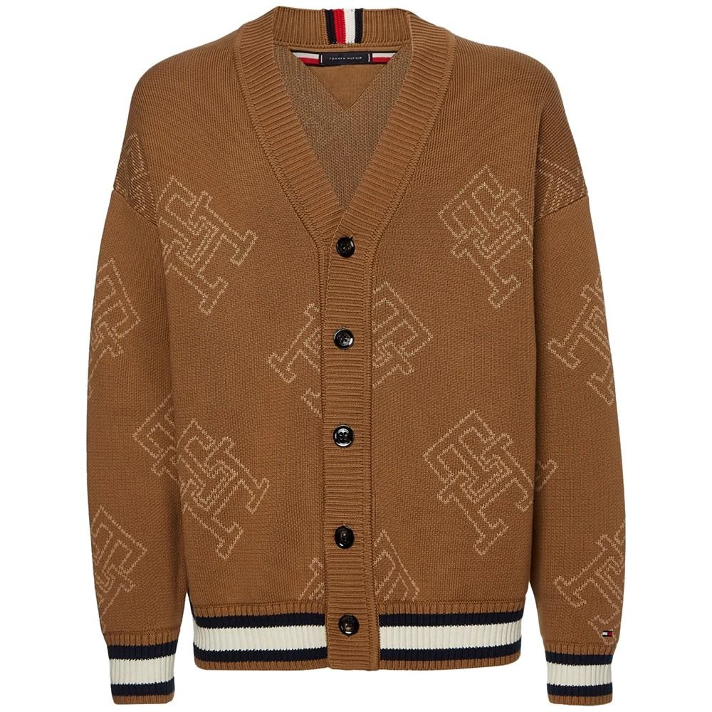 Men's Allover Monogram Cardigan Sweater 商品