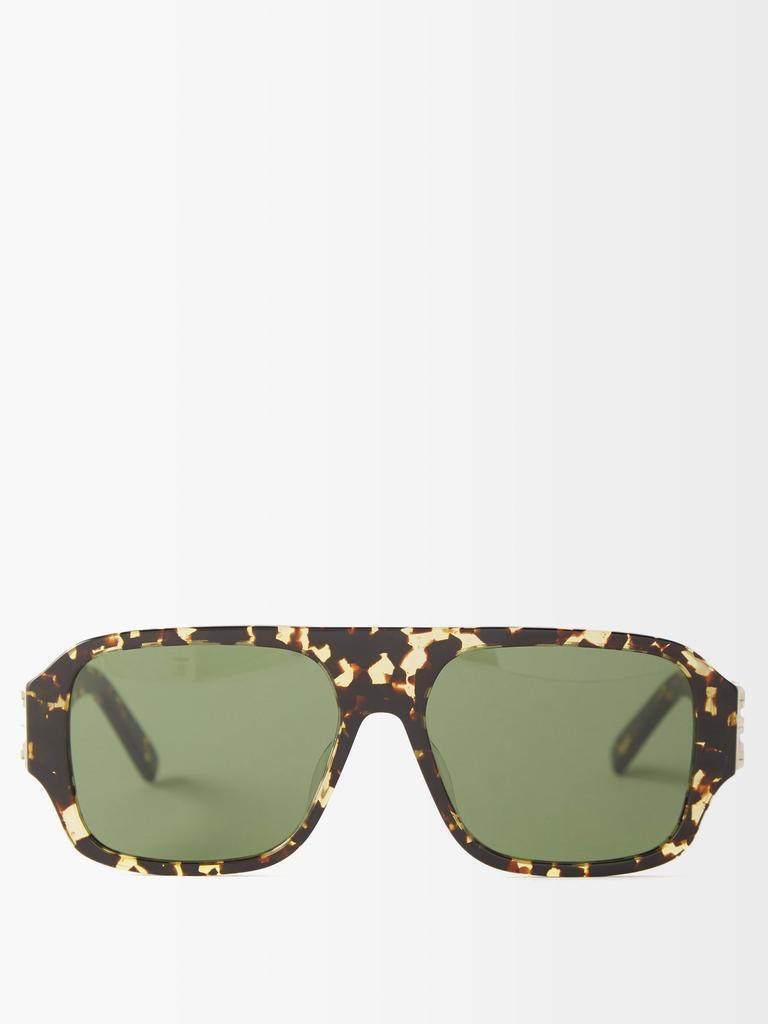 Flat-top acetate sunglasses商品第1张图片规格展示