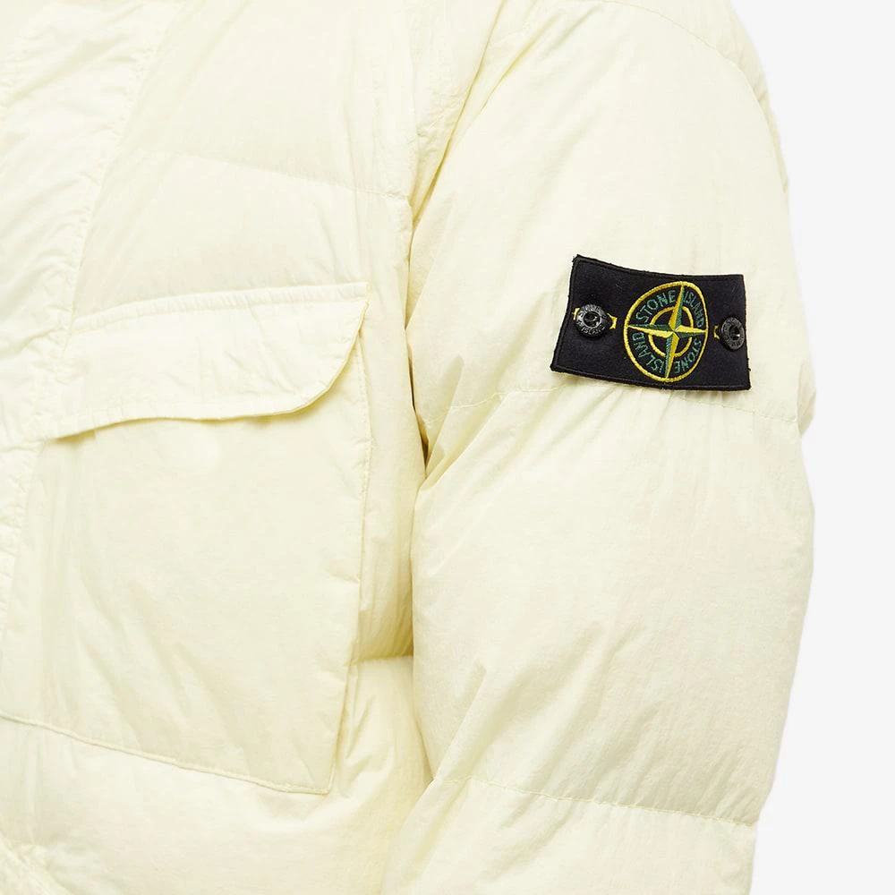 商品Stone Island|Stone Island Crinkle Reps Long Down Coat,价格¥6996,第5张图片详细描述