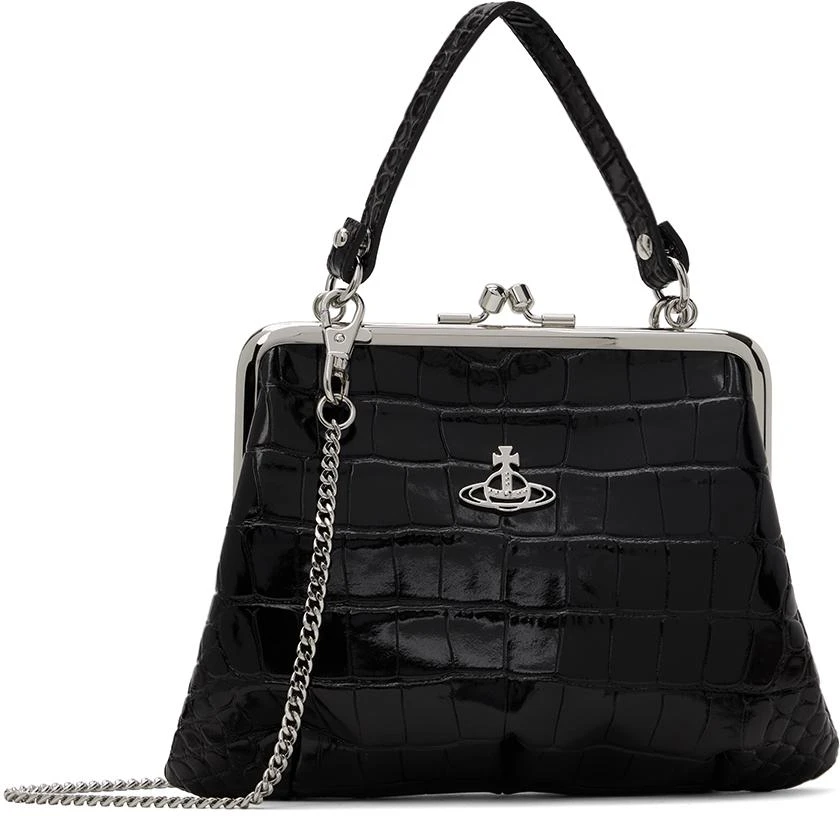 商品Vivienne Westwood|Black Granny Frame Bag,价格¥2623,第1张图片