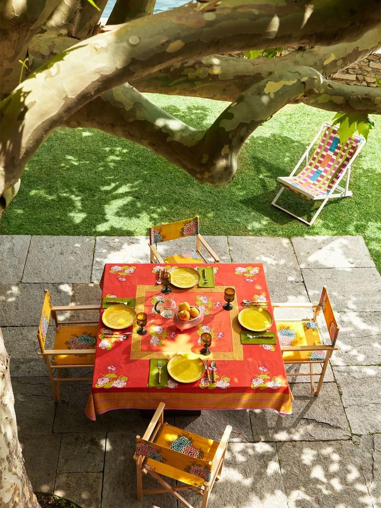 商品LISA CORTI|Tea Flower Redorange Tablecloth,价格¥1768,第1张图片详细描述