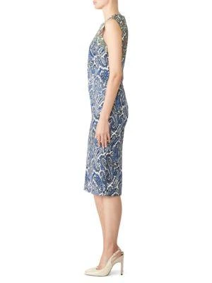 商品Diane von Furstenberg|Paisley Print Sheath Dress,价格¥646,第3张图片详细描述