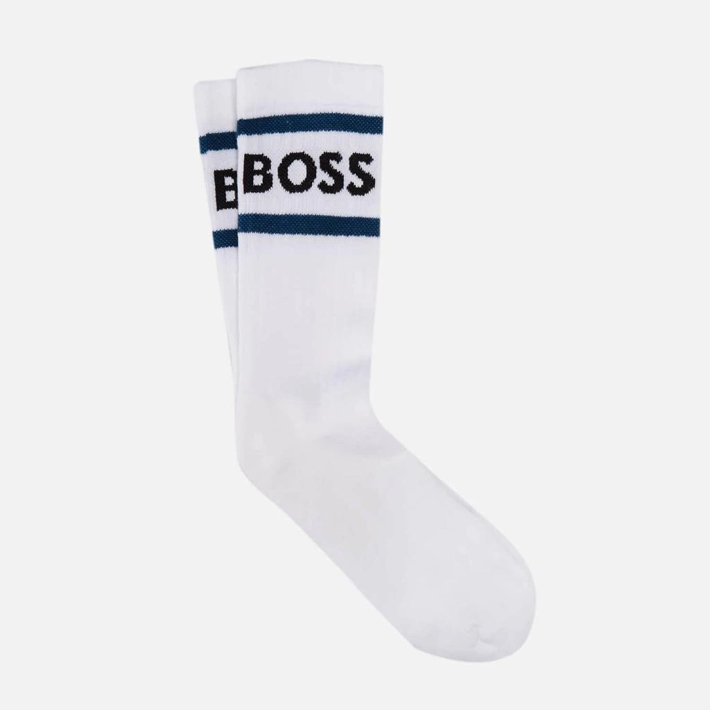 商品Hugo Boss|BOSS Bodywear Stripe Ribbed-Knit Socks,价格¥118,第1张图片
