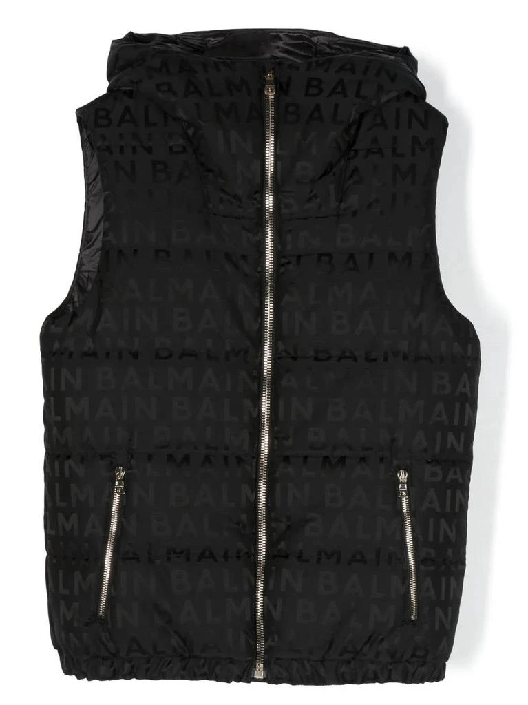 商品Balmain|Padded Gilet With Jacquard Monogram,价格¥3902,第1张图片