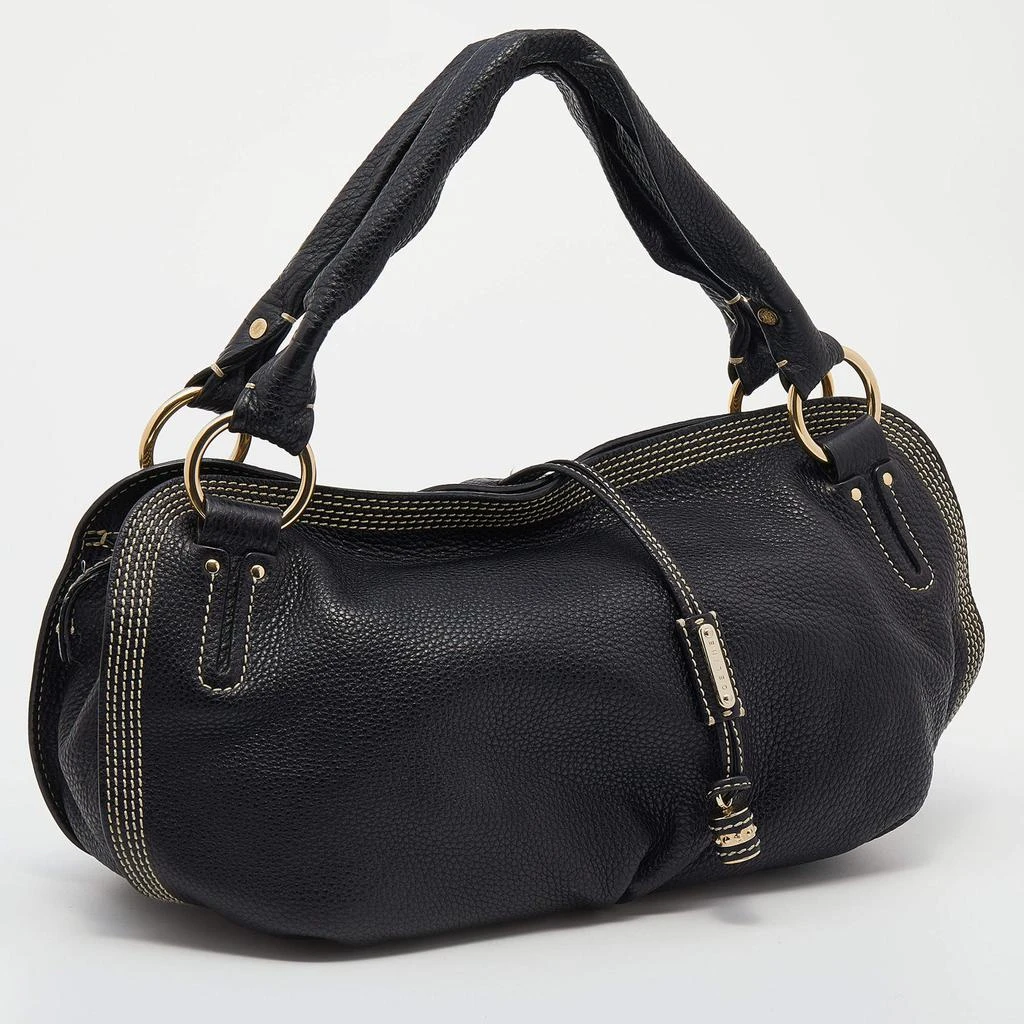 商品[二手商品] Celine|Celine Black Leather Satchel,价格¥1222,第3张图片详细描述