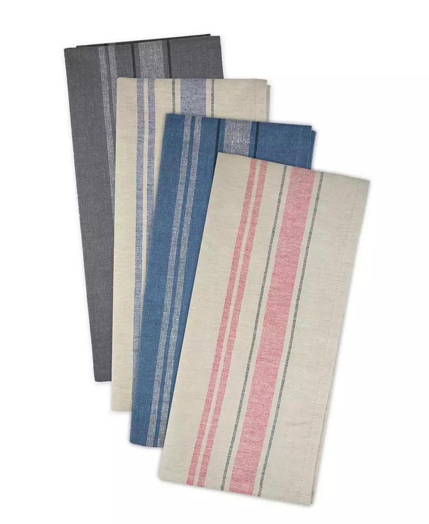 商品Design Imports|Chambray French Stripe Woven Dishtowel, Set of 3,价格¥127,第3张图片详细描述