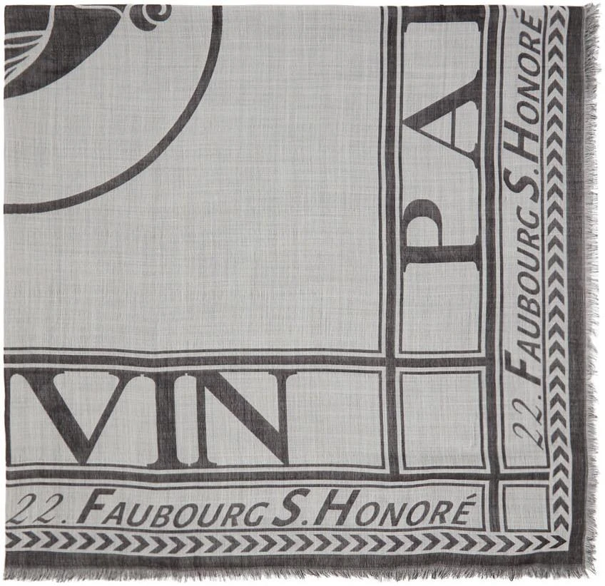 商品Lanvin|Black Virgin Wool & Silk Scarf,价格¥1267,第1张图片