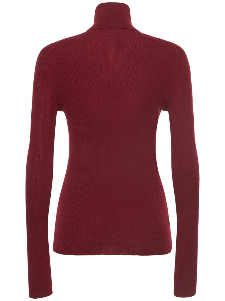 商品ROCHAS|Logo Embroidered Knit Wool Turtleneck,价格¥2574,第2张图片详细描述