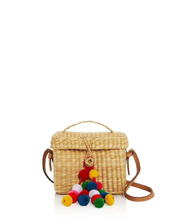 商品Nannacay|Roge Pom-Pom 手拎斜跨两用包,价格¥645,第1张图片