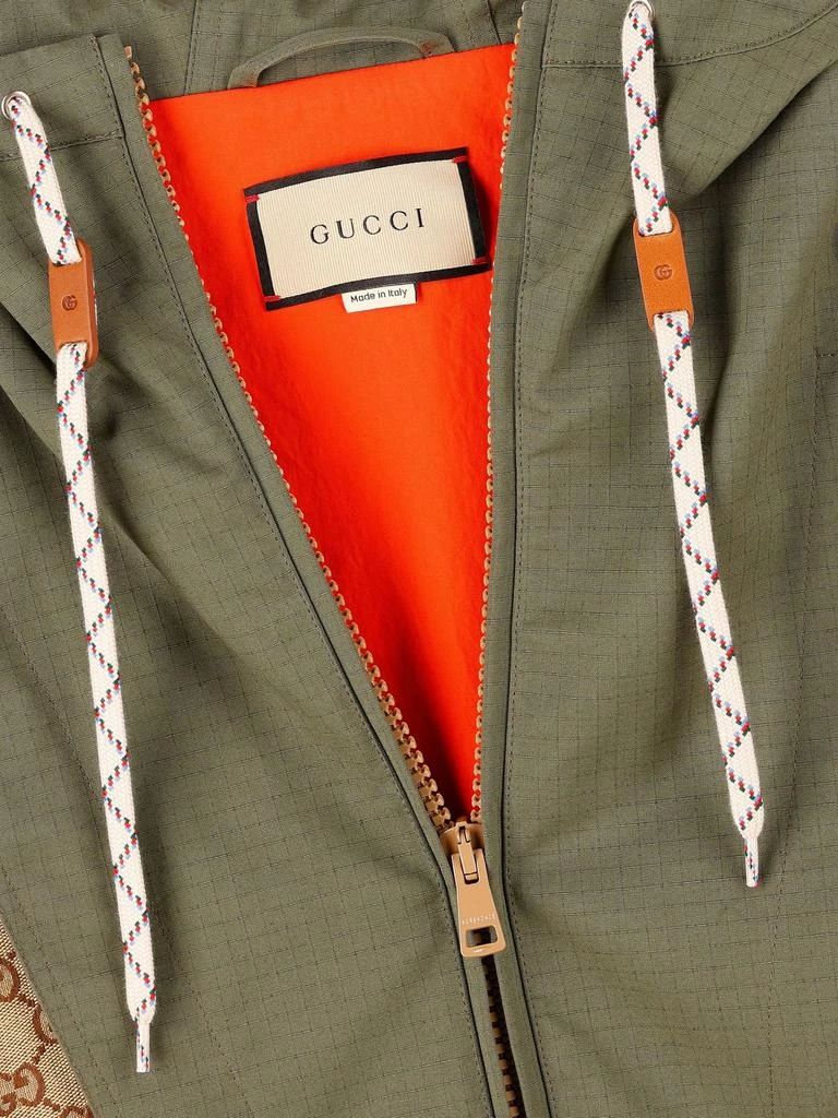 商品Gucci|Gucci GG Zip-Up Hooded Jacket,价格¥11895,第3张图片详细描述