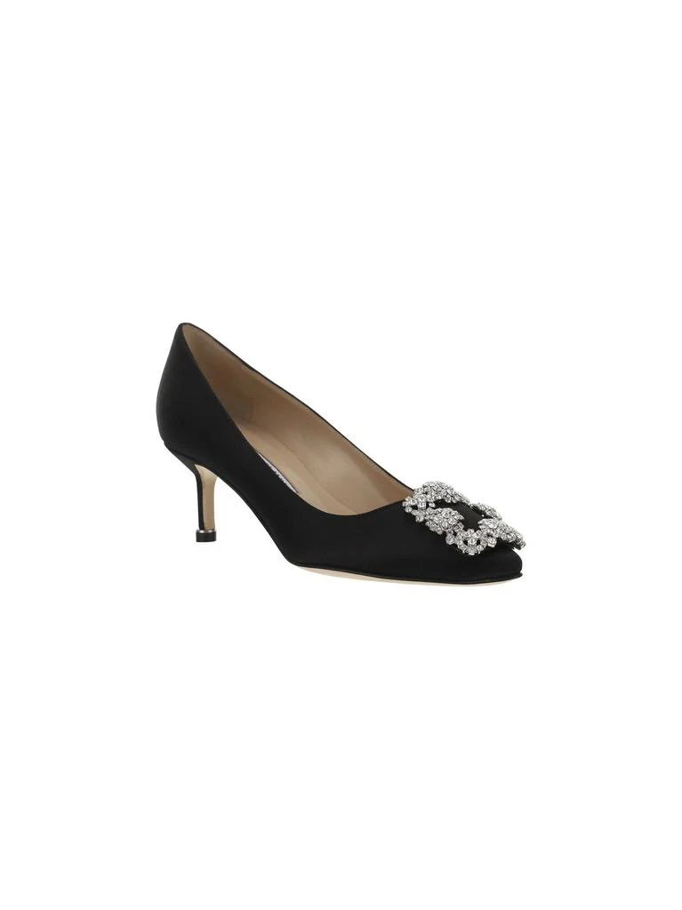 商品Manolo Blahnik|Manolo blahnik women's black other materials pumps,价格¥6720,第2张图片详细描述