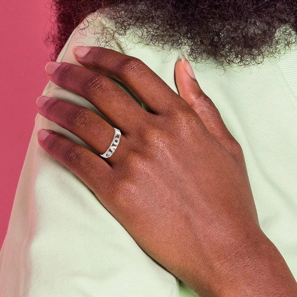 14K White Gold LOVE Ring 商品