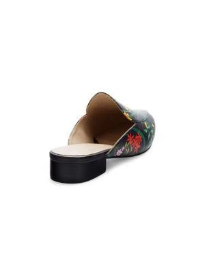 商品Cole Haan|​Piper Floral Leather Mules,价格¥519,第3张图片详细描述