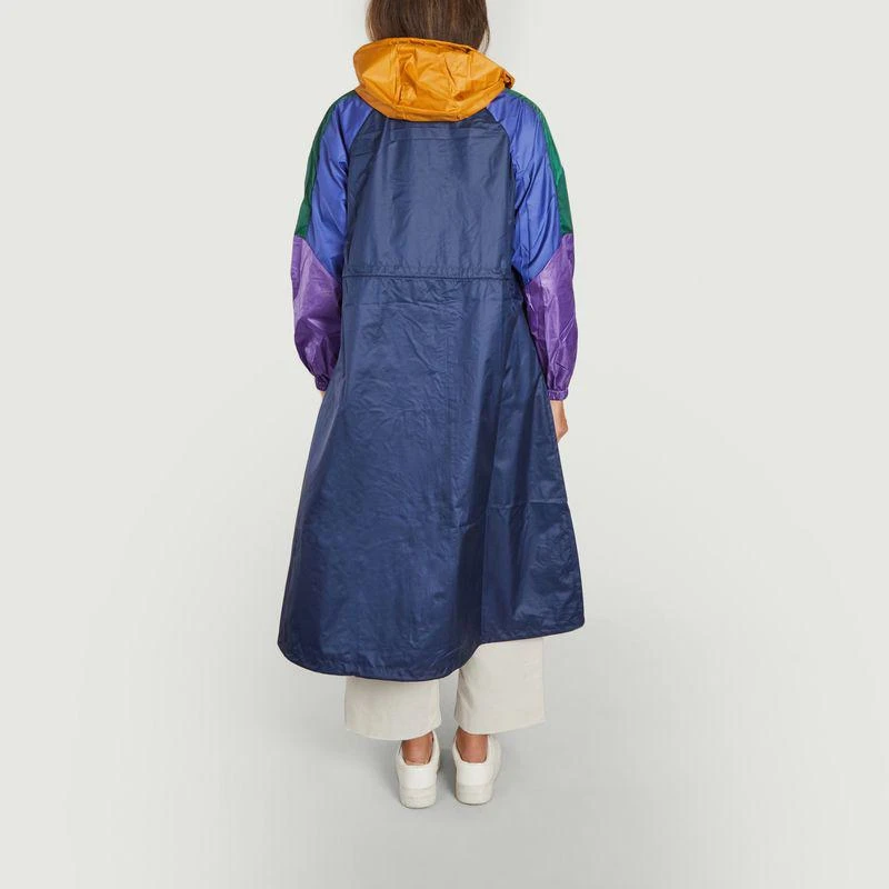 商品BOBO CHOSES|Long colorblock raincoat Midnight blue Bobo Choses,价格¥1601,第3张图片详细描述