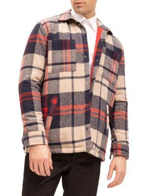 商品RON TOMSON|Checked Shirt Jacket,价格¥525,第1张图片