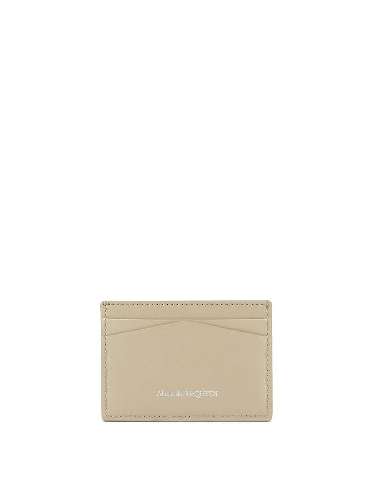 商品Alexander McQueen|Skull Wallets & Card Holders Beige,价格¥900,第3张图片详细描述