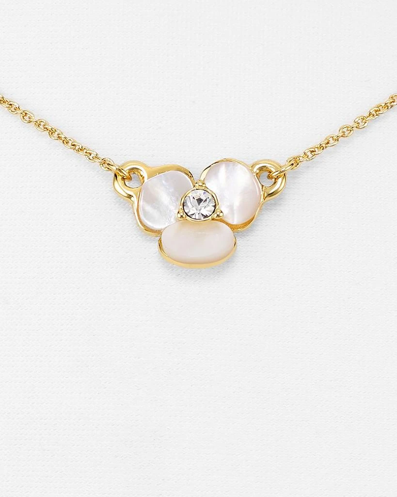 kate spade Mini Floral Pendant Necklace, 14" 商品