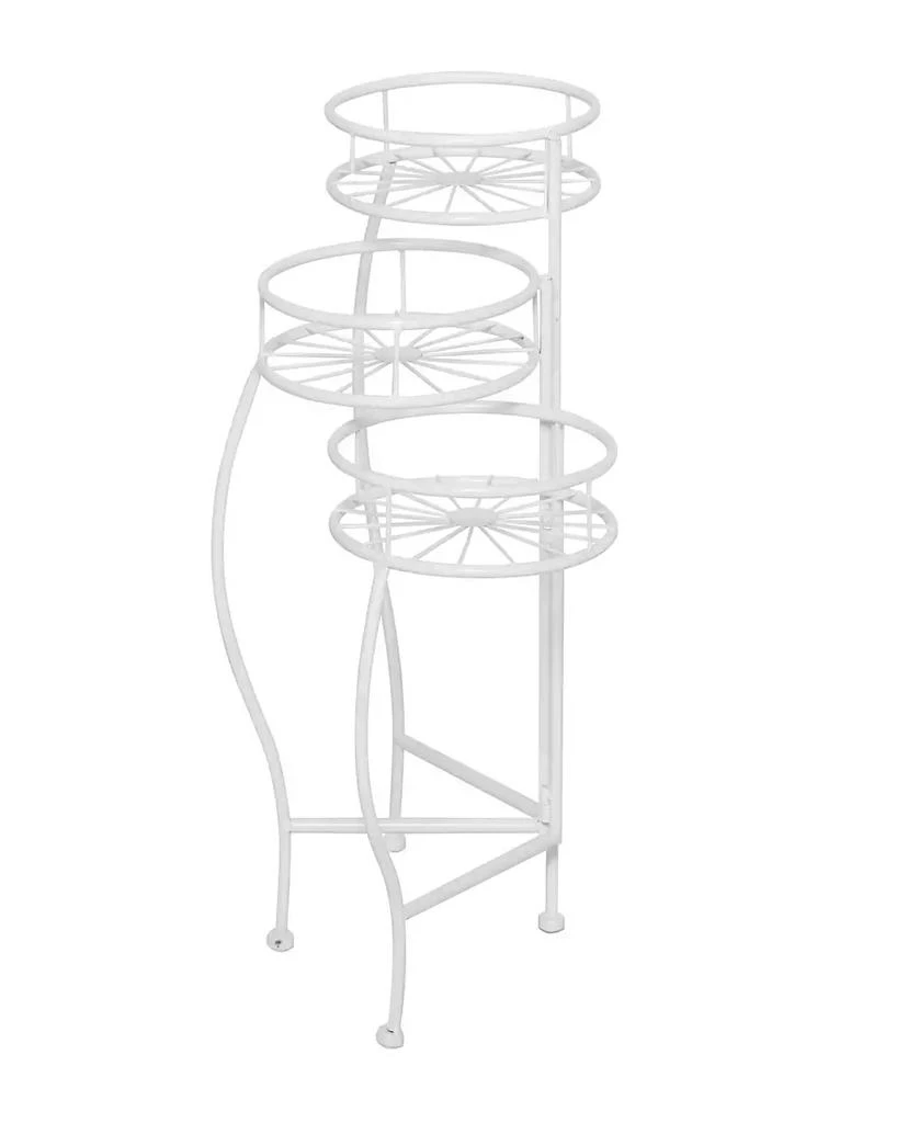 商品Rosemary Lane|Metal Indoor Outdoor 3 Tier Starburst Plant Stand,价格¥524,第4张图片详细描述