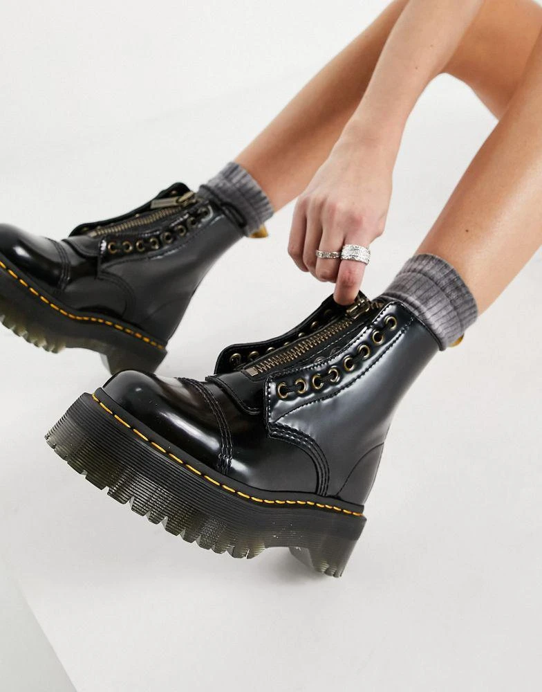 商品Dr. Martens|Dr Martens Vegan Sinclair boots in black,价格¥1907,第1张图片