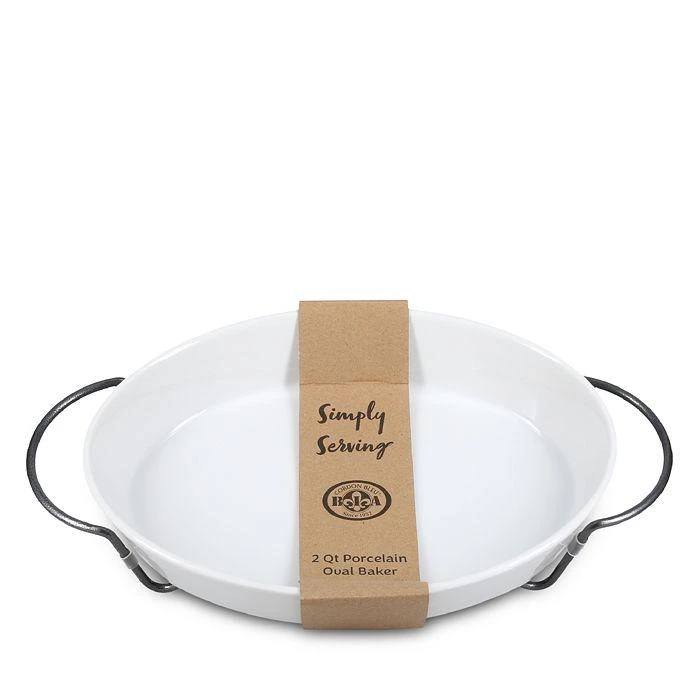 Oval Ceramic Baker with Rack 商品