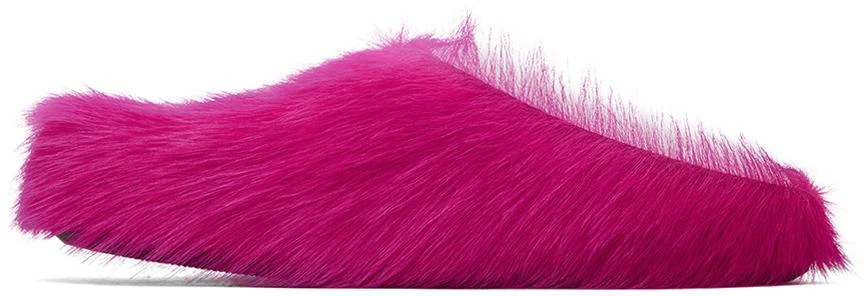 商品Marni|Pink Fussbett Sabot Loafers,价格¥4315,第3张图片详细描述