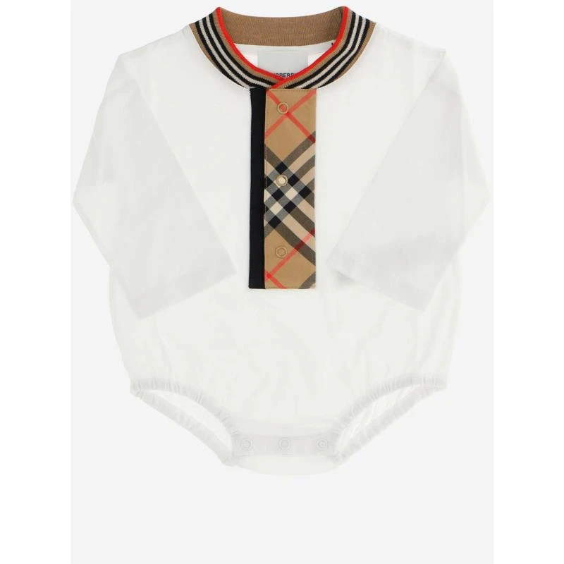 BURBERRY 博柏利 白色婴幼儿连体衣 8030380 商品