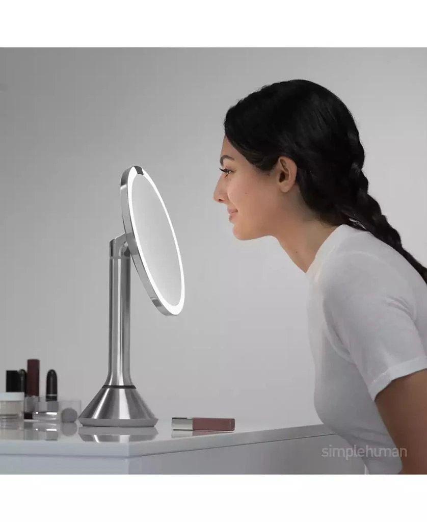 8" Round Sensor Makeup Mirror with Touch-Control Dual Light Settings 商品