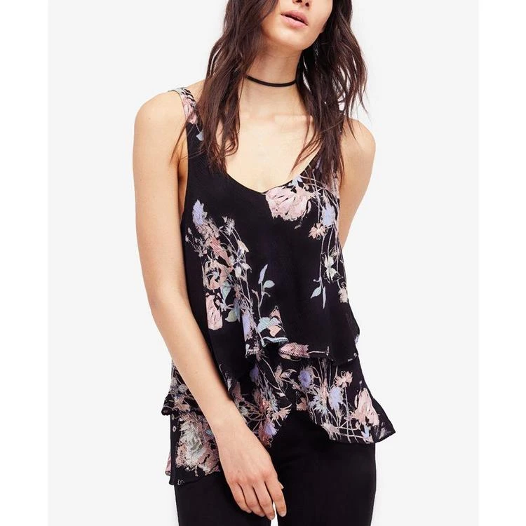 商品Free People|Floral-Print Layered-Look Cami,价格¥300,第1张图片