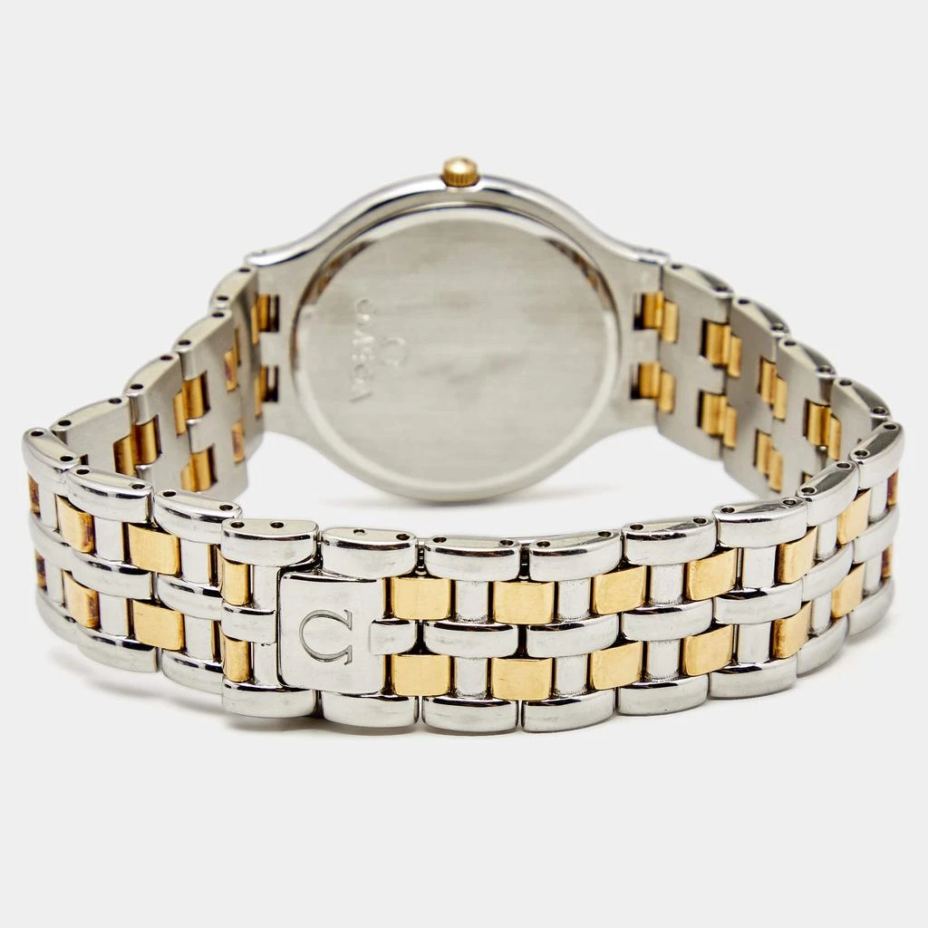商品[二手商品] Omega|Omega Champagne 18k Yellow Gold Stainless Steel DeVille Symbol 196.0316 Women's Wristwatch 32 mm ,价格¥8159,第5张图片详细描述