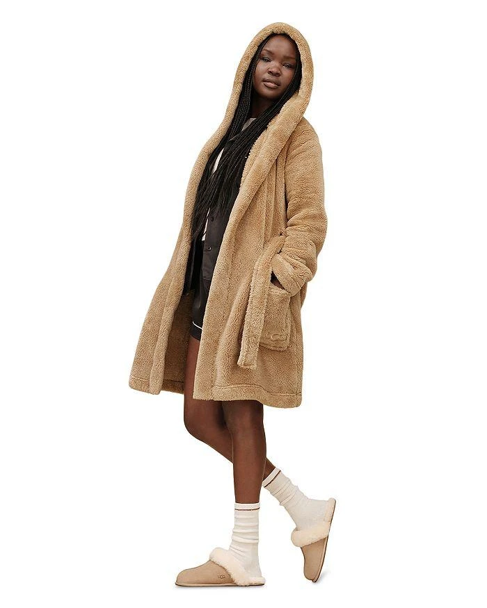 商品UGG|Aarti Hooded Fleece Robe,价格¥741,第3张图片详细描述