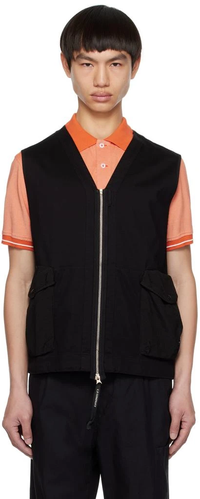 商品C.P. Company|Black Zip Vest,价格¥1370,第1张图片