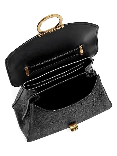 商品Salvatore Ferragamo|Margot Small Leather Satchel,价格¥19771,第2张图片详细描述