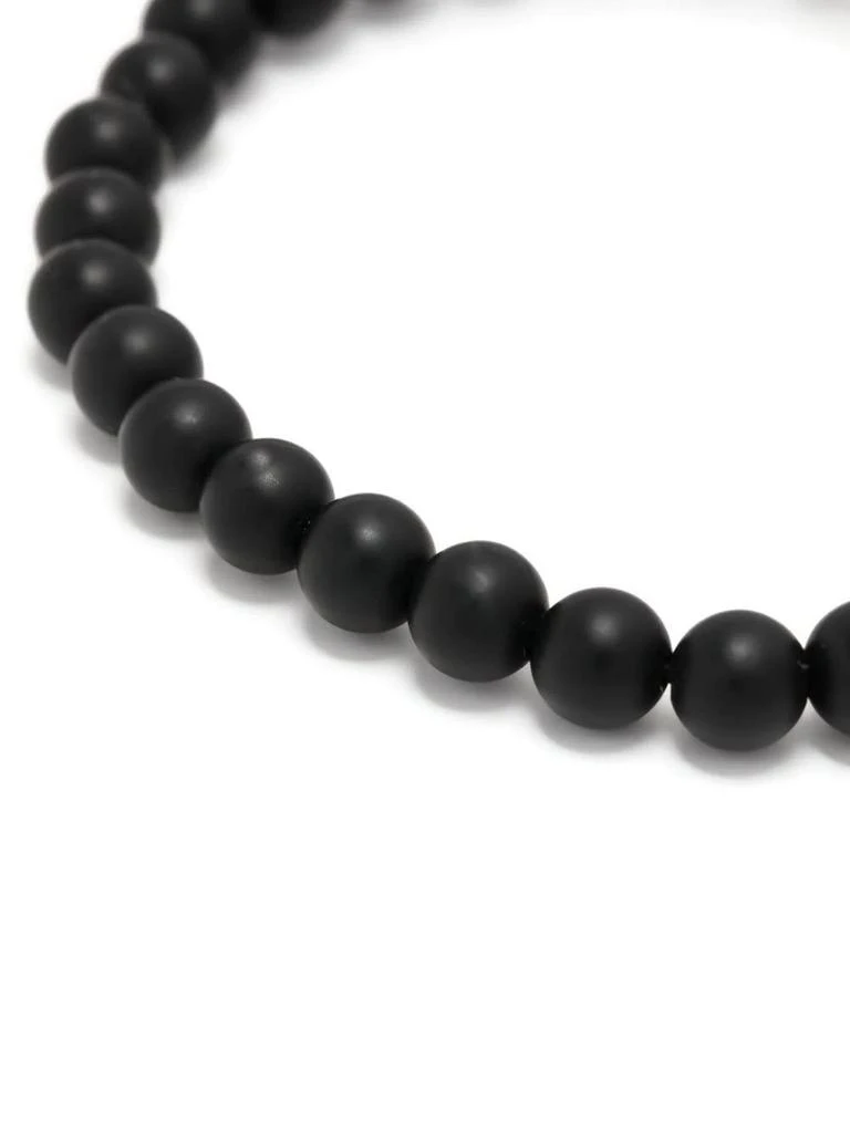 商品Alexander McQueen|Skull Bracelet With Black Pearls,价格¥2031,第2张图片详细描述