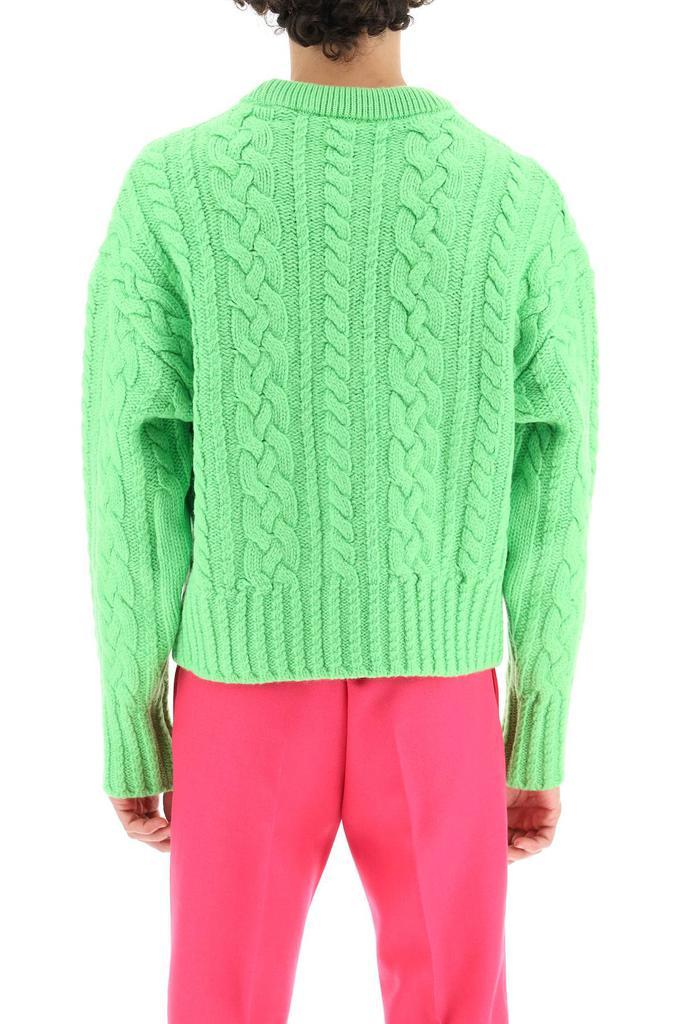 商品AMI|Ami paris cable knit wool sweater,价格¥3085,第5张图片详细描述