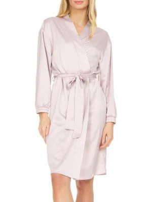 商品Flora Nikrooz|Viola Charmeuse Robe,价格¥79,第1张图片