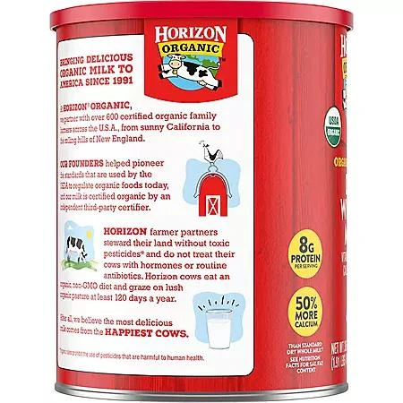 Horizon Organic Instant Dry Whole Milk 30.6 oz. 商品