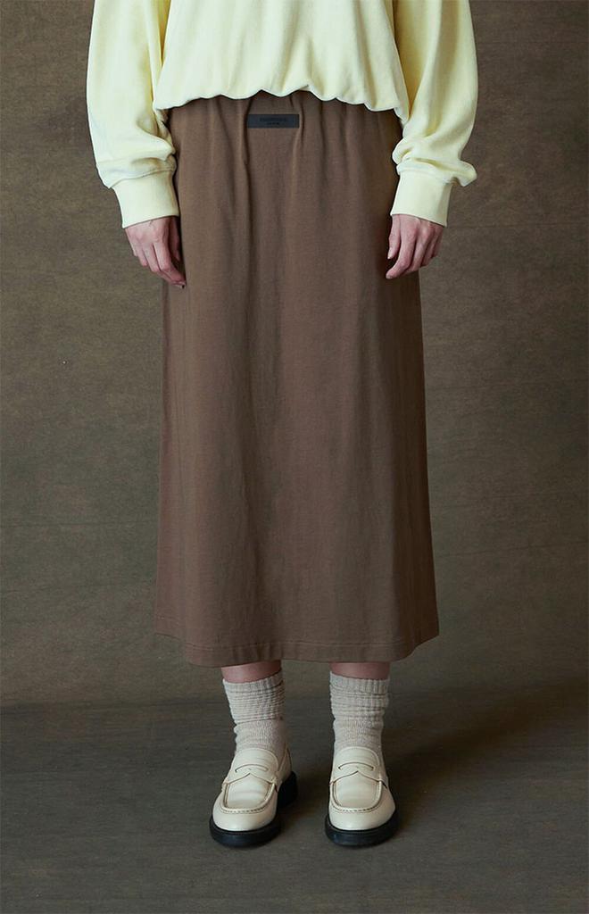 Women's Wood Midi Skirt商品第2张图片规格展示