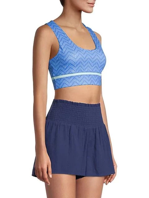 商品Vineyard Vines|Chevron Performance Sports Bra,价格¥173,第4张图片详细描述