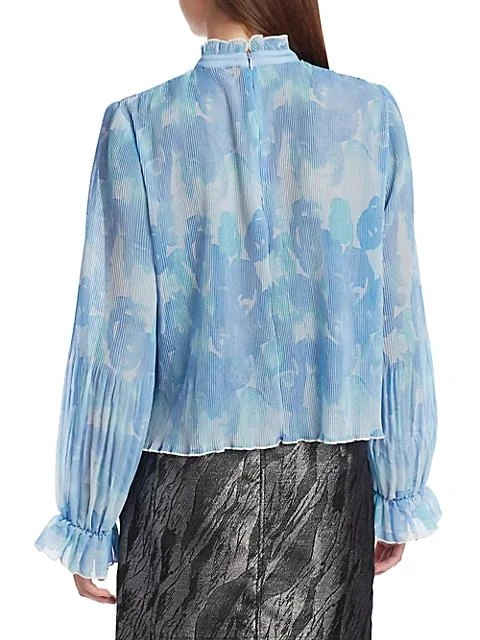 商品Ganni|Pleated Floral Blouse,价格¥383,第5张图片详细描述