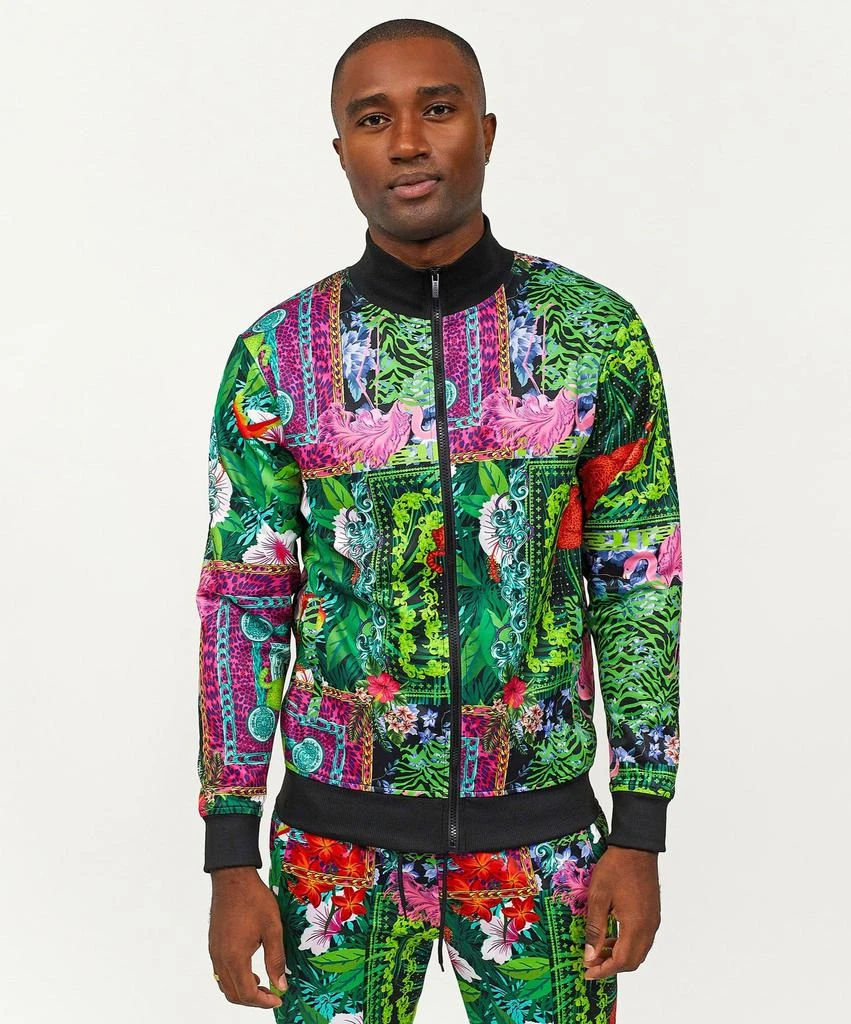 商品Reason Clothing|Botanics Allover Floral Print Track Jacket,价格¥38,第2张图片详细描述