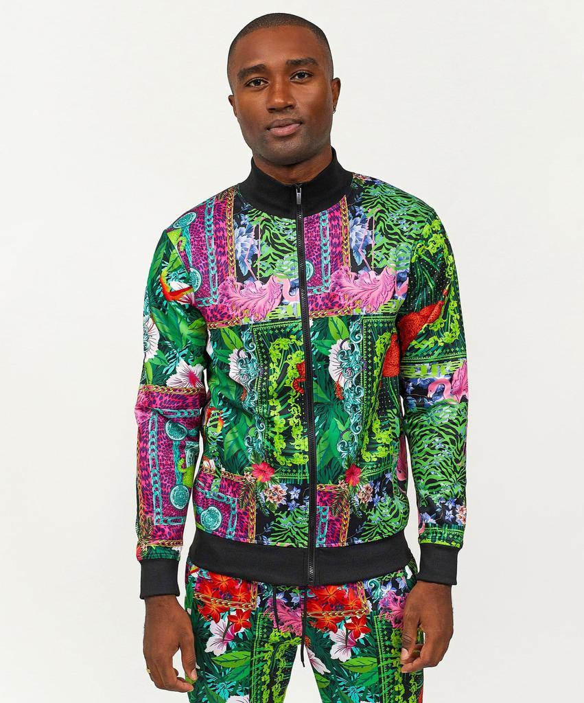 商品Reason Clothing|Botanics Allover Floral Print Track Jacket,价格¥111,第1张图片