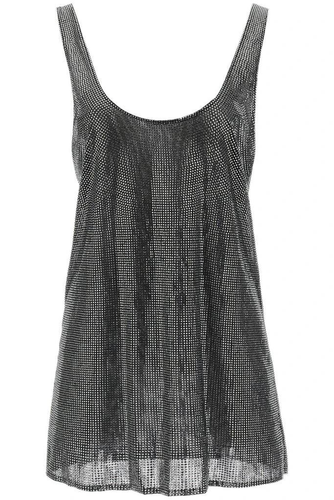 商品GIUSEPPE DI MORABITO|Giuseppe di morabito mini tank dress in rhinestone-studded mesh,价格¥4482,第1张图片